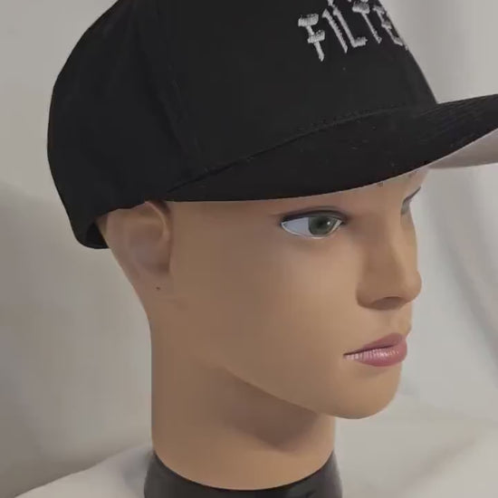 No Filter Embroidered Baseball Cap, Embroidered Cap, Gifts for Dad, Gifts for Him, Flexfit 5100 twill cap L/XL