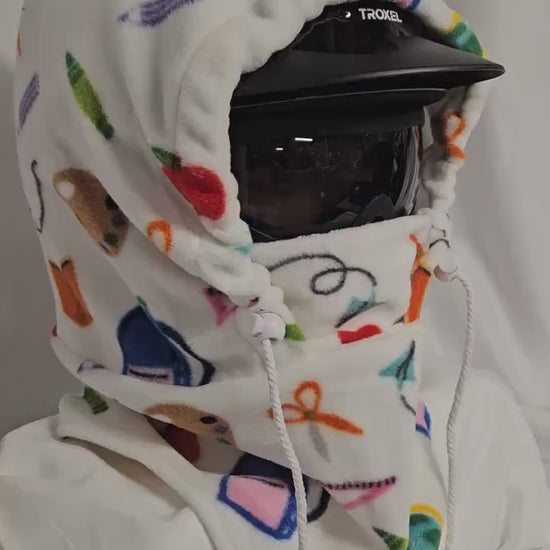 School Supplies Large Fleece Ski Helmet Cover