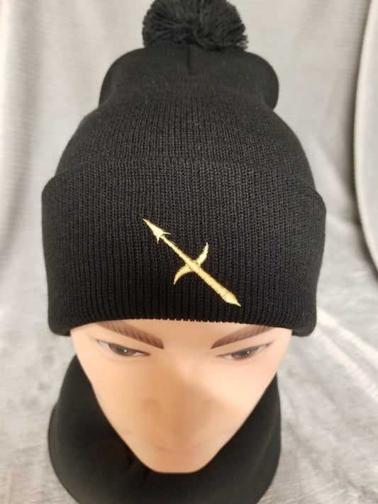 Sagittarius Zodiac Symbol Embroidered Beanie, Horoscope Beanie, Astrology Beanie, Birthday Beanie