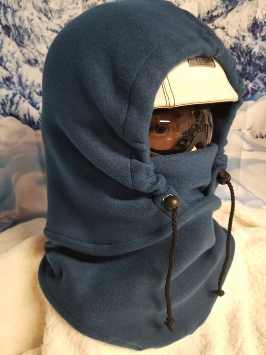 Moroccan Blue Blizzard Fleece Extra Large Ski Helmet Cover