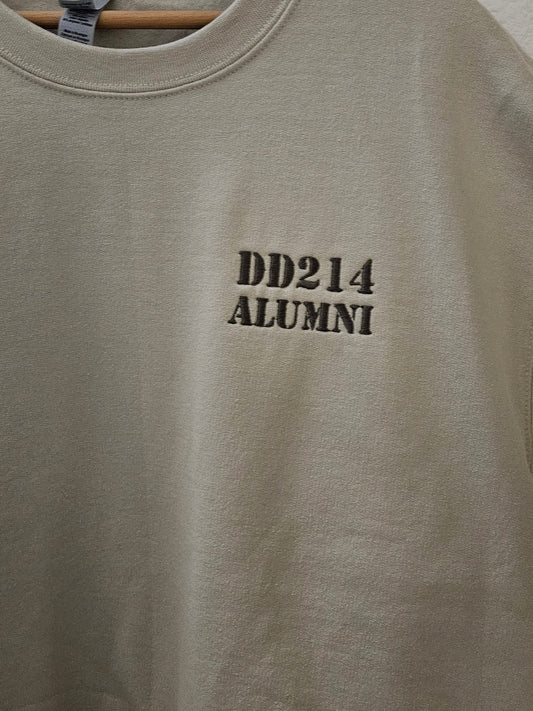 Sand DD 214 Alumni Embroidered Sweatshirt